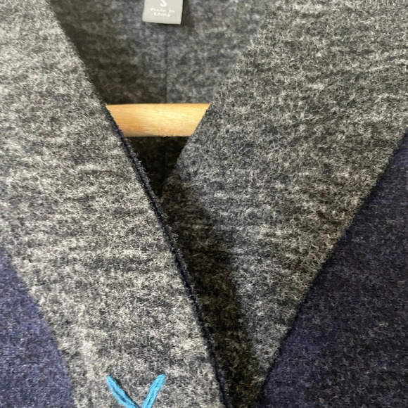 Habitat Snap Jacket Cardigan Blue & Grey Size Small - Picture 5 of 15